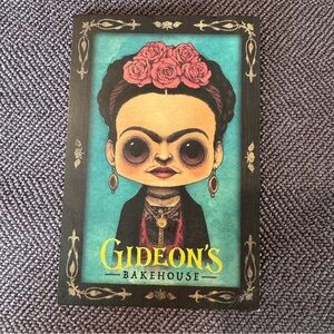 Disney Springs Gideon’s Bakehouse Frida Kahlo September 2022 Menu Used